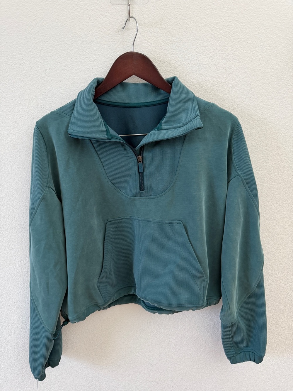 Lululemon Brushed Softstreme Ribbed Half Zip size 8 - Picture 3 of 9